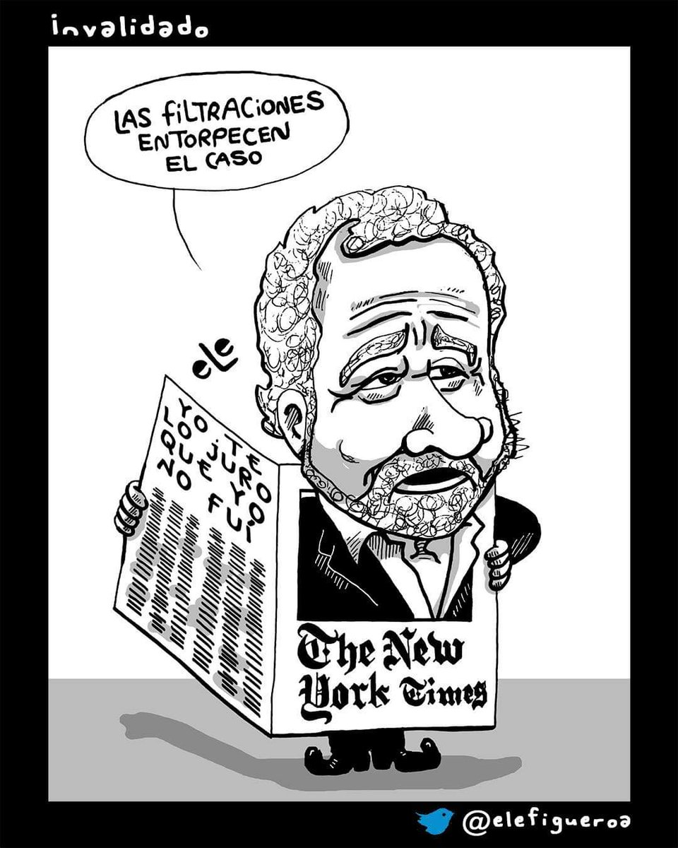 elefigueroa's tweet photo. #Invalidado
El cartón para terminar la semana.
#Encinas #TheNewToykTimes #Ayotzinapa #Filtraciones #caricaturistapolítica #monera #caricaturista #caricatura #caricaturapolítica #humor #crítica #dibujo #arte #Cartón #diseño https://t.co/uxWeOuW2D7