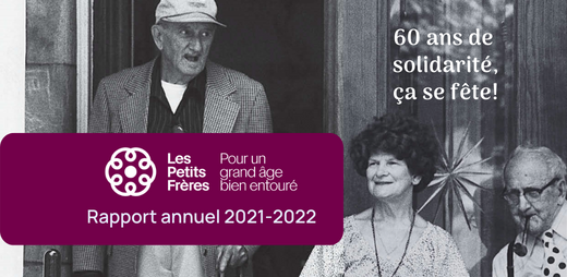 Grâce à la grande famille des Petits Frères, nous avons été en mesure de faire une réelle différence dans la vie de 2 636 personnes aînées cette année. 🙌
🕮 Lire notre rapport annuel 2021-2022 spécial 60e anniversaire : bit.ly/3NkFDuS 🎉