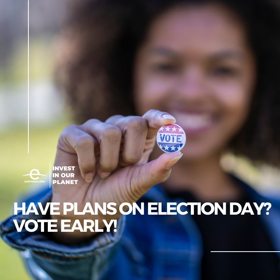 Early voting didn’t just start in 2016 — it first began at the start of our democracy. When the concept of voting was introduced, the process was held over several days to ensure that voters had enough time to travel to county courthouses. bit.ly/3DdvSKa #VoteEarth