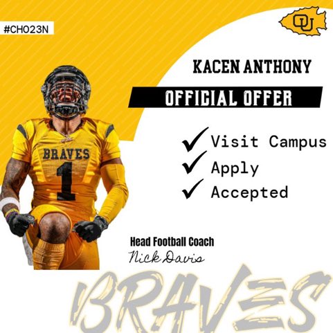 Thankful for an offer from Ottawa University! <a href="/CoachNickDavis/">Nick Davis</a> <a href="/CoachHennes/">Tyler Hennes</a>