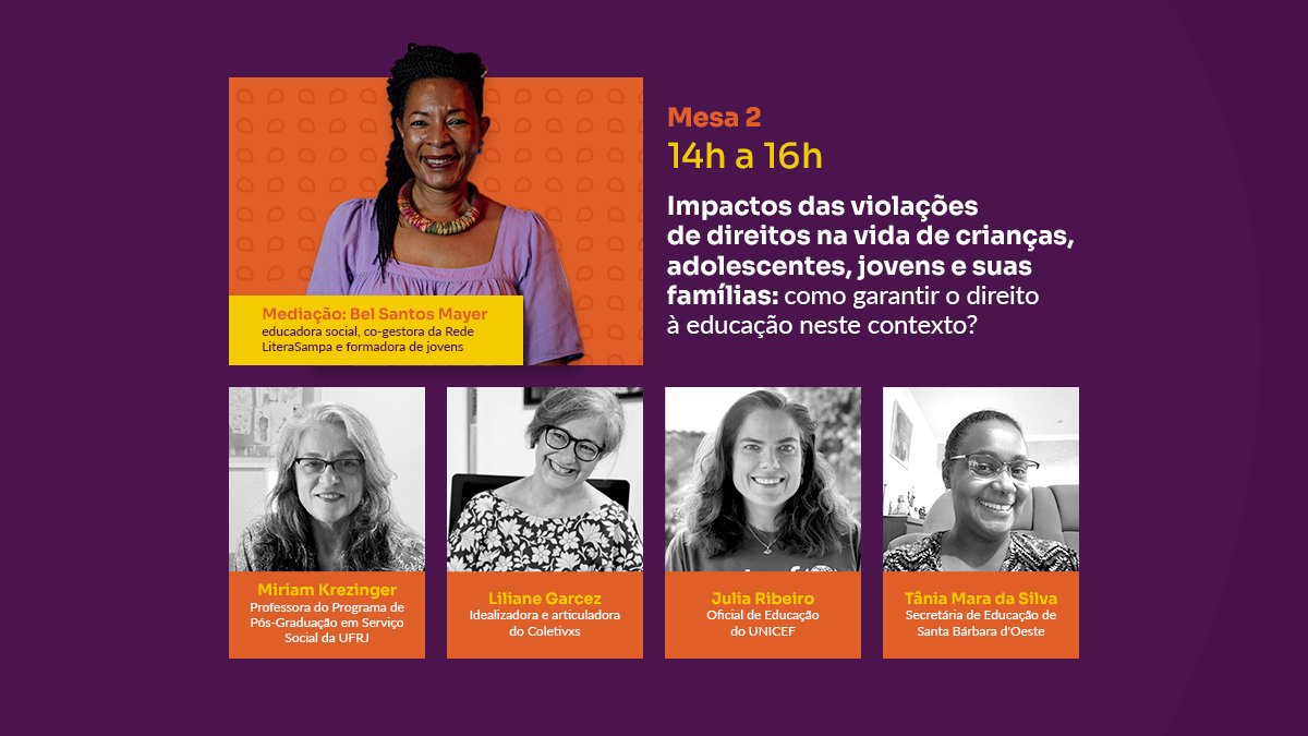 Começando a parte da tarde do seminário Educação Integral em Debate. Acompanhe no youtube do <a href="/canalfutura/">Canal Futura</a>:  youtube.com/watch?v=yotXwe…