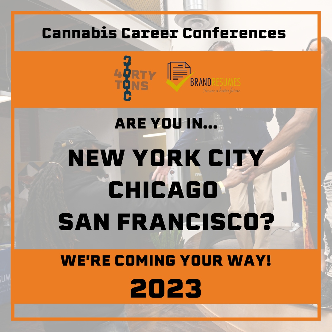 40TonsBrand's tweet photo. We're getting ready for you! Are you ready for us? 🌱
•
•
Follow @40tonsbrand @cannabishiringfairs @officialbrandresumes 
•
•
#cannabisconference #careeropportunities #careerconference #socialimpact #socialjustice #freethe40K #restoritivejustice #cannabiscareers #jobsnotjail https://t.co/0rSihPyLps