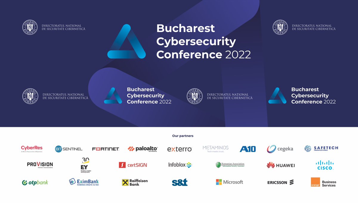 DNSC_RO's tweet image. 🇷🇴 DNSC Team, everyone 📸 

#BucharestCybersecurityConference is officially over, so we all thank you for being here, phisically or online! 

#DNSC #CyberSecMonth