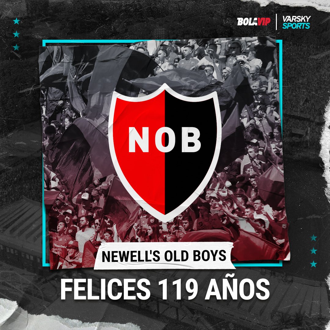 VSportsTM's tweet photo. #CumpleSports Newell's Old Boys. Parte fundamental del fútbol argentino. Cuna de cracks, sinónimo de formación. De Bielsa, de Martino, de Batistuta, de Pontoni y de tantos otros indispensables. De la camiseta que utilizaron Messi y Maradona. Felices 119, @Newells ! https://t.co/QGsPVzFy1F