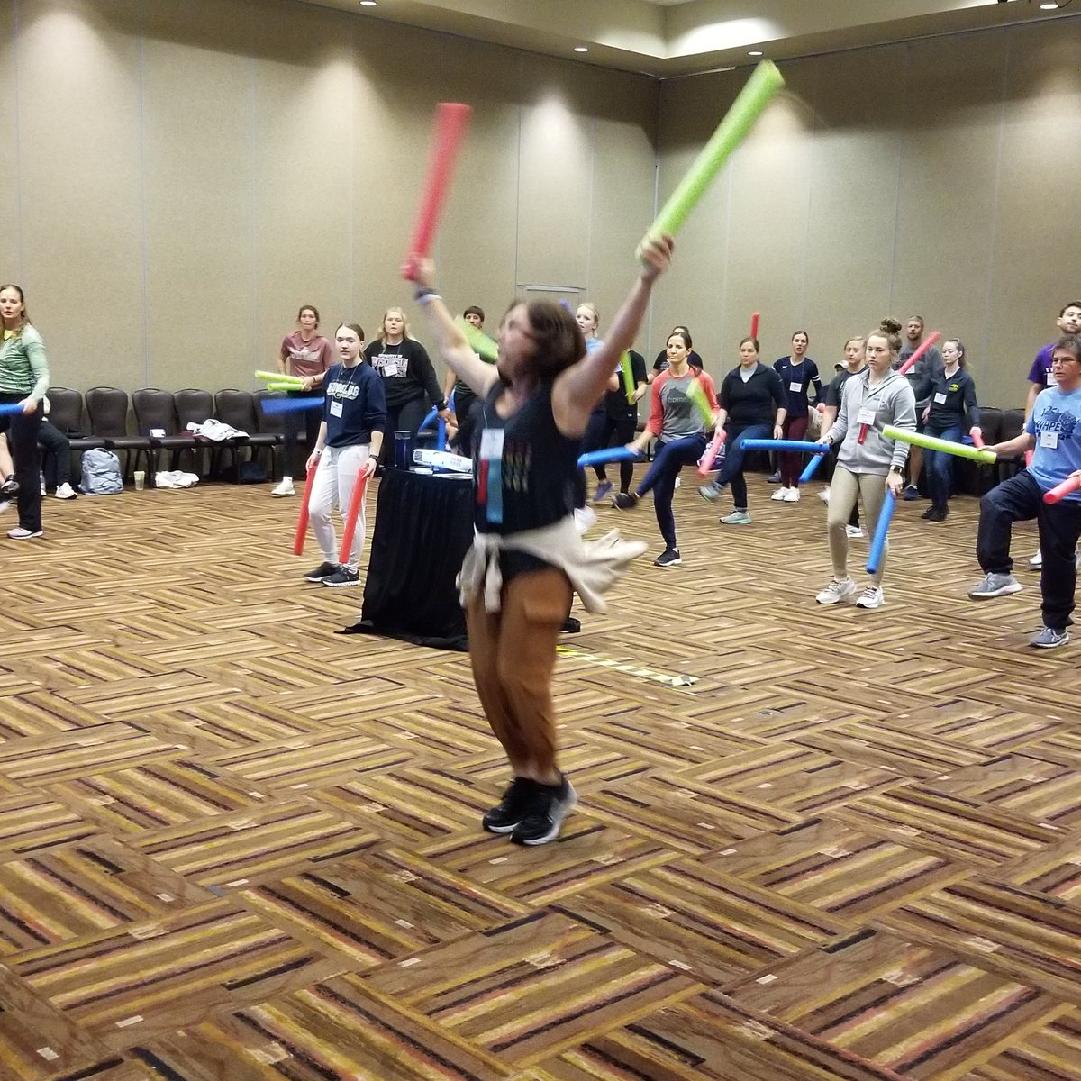 Gr8FulLearner's tweet photo. @molly_dado brings the joyful, meaningful movement to #WHPE22 https://t.co/e0prjwnhV0