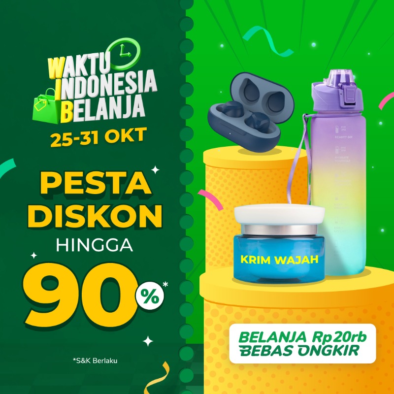 tokopedia's tweet photo. Cuma #PromoWIB yang bisa kasih kamu promo gede-gedean! Eits gak percaya? Lagi ada Flash Sale Serba 20ribuan di sini~
Cusss, cek promonya di bawah!
#tokopediapromo #belanjatros #waktuindonesiabelanja
