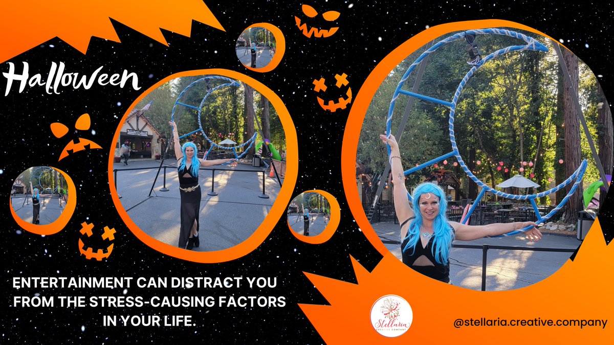 Stellaria Creative, Family Entertainment 😍

#creativecoding #acrobats #creative #like #rt #dance #santacruzcalifornia #california #preformance #entertaiment #company #CaliforniaAdventure #creativity #shows #resort #familyentertainment #halloween #halloween2022 #halloweendecor