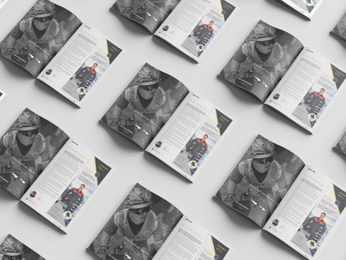 HSMEMagazine's tweet photo. 👓 Focus on safety with @Pyramex and their personal protective equipment on page four of our November, ADIPEC issue.

👀 Visit HSME's website and subscribe today, from as little as £30 a year!
https://t.co/lpXQ2fRZFk

#hsmemagazine #pyramex #ppe #subscribe https://t.co/wwmIzqk4Ba