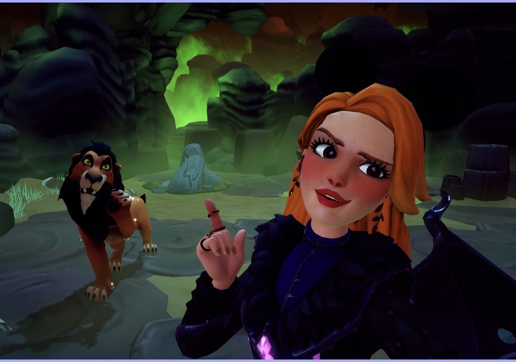 PeachBeachGames's tweet photo. We baddies now 🦁🖤
#DDLV #DisneyDreamlightValley https://t.co/FfBTgKRbrj