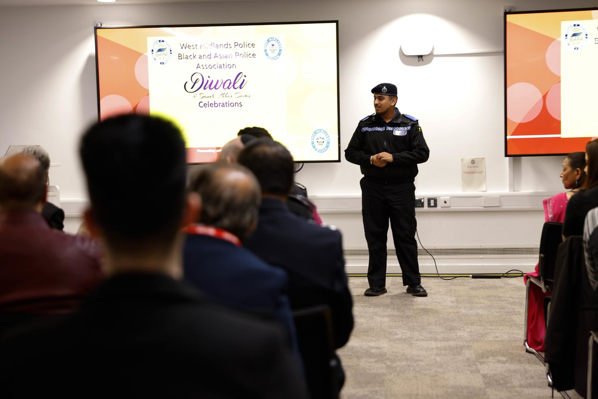 It was an incredible evening celebrating #Diwali & #BandiChhorDivas last night with @WMPBAPA. One of our #Cadets got involved telling the story of #Diwali and what being #Sikh meant to him.