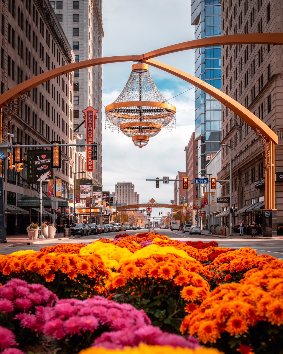 Autumn at Playhouse Square in Cleveland, OH