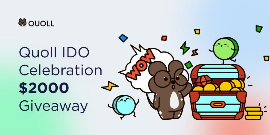 🔥 Quoll Finance Airdrop - 2000 BUSDT 🔥

💎 On the occasion of IDO on Impossible Finance, Quoll Finance provides 2000 BUSD for those who participate in social networking tasks.

👉 Airdrop here: app.quest3.xyz/quest/69982883…

<a href="/QuollFinance/">Quoll Finance</a>