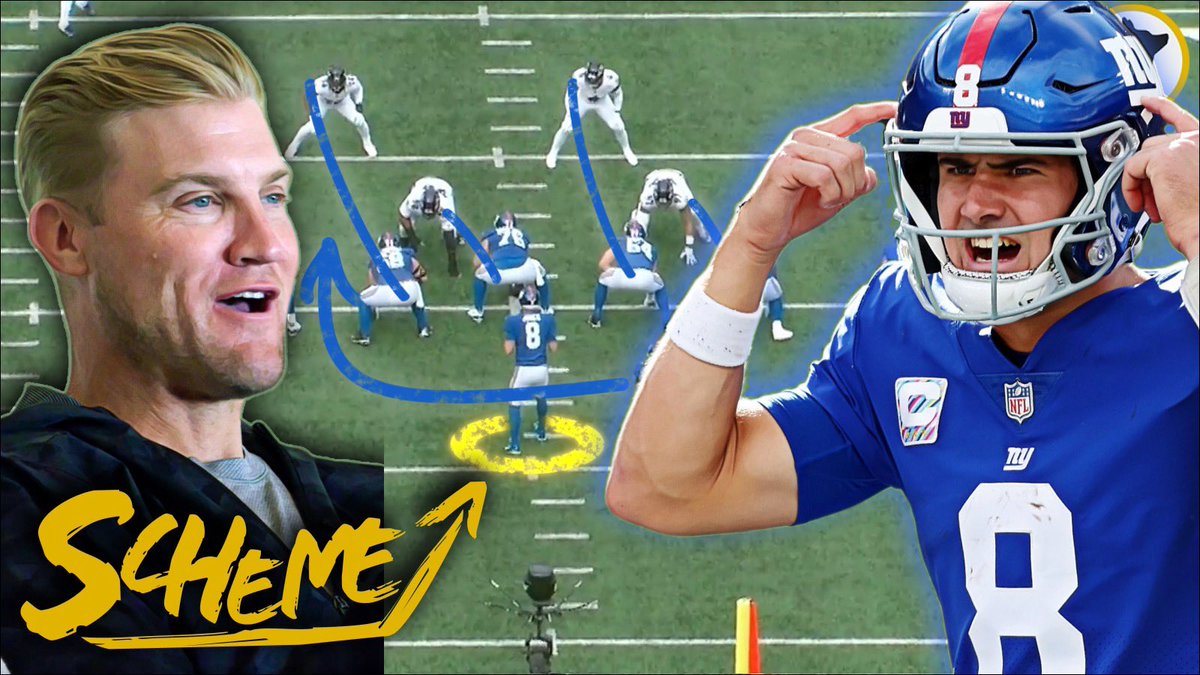 The NY Giants offense, led by Daniel Jones, is perfect*

*perfectly executed

🚨 Ep. 03 of SCHEME 🚨

youtu.be/ay397bCHjco