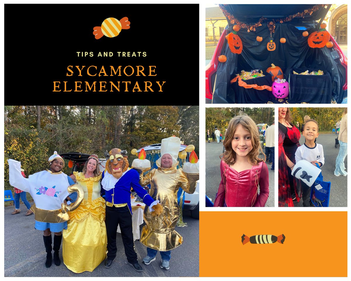 LRS_MrsShell's tweet image. #SES4thGrade had a great time at @SycamoreElem  Tips and Treats. I think it was a huge success! Thanks to all who helped out.