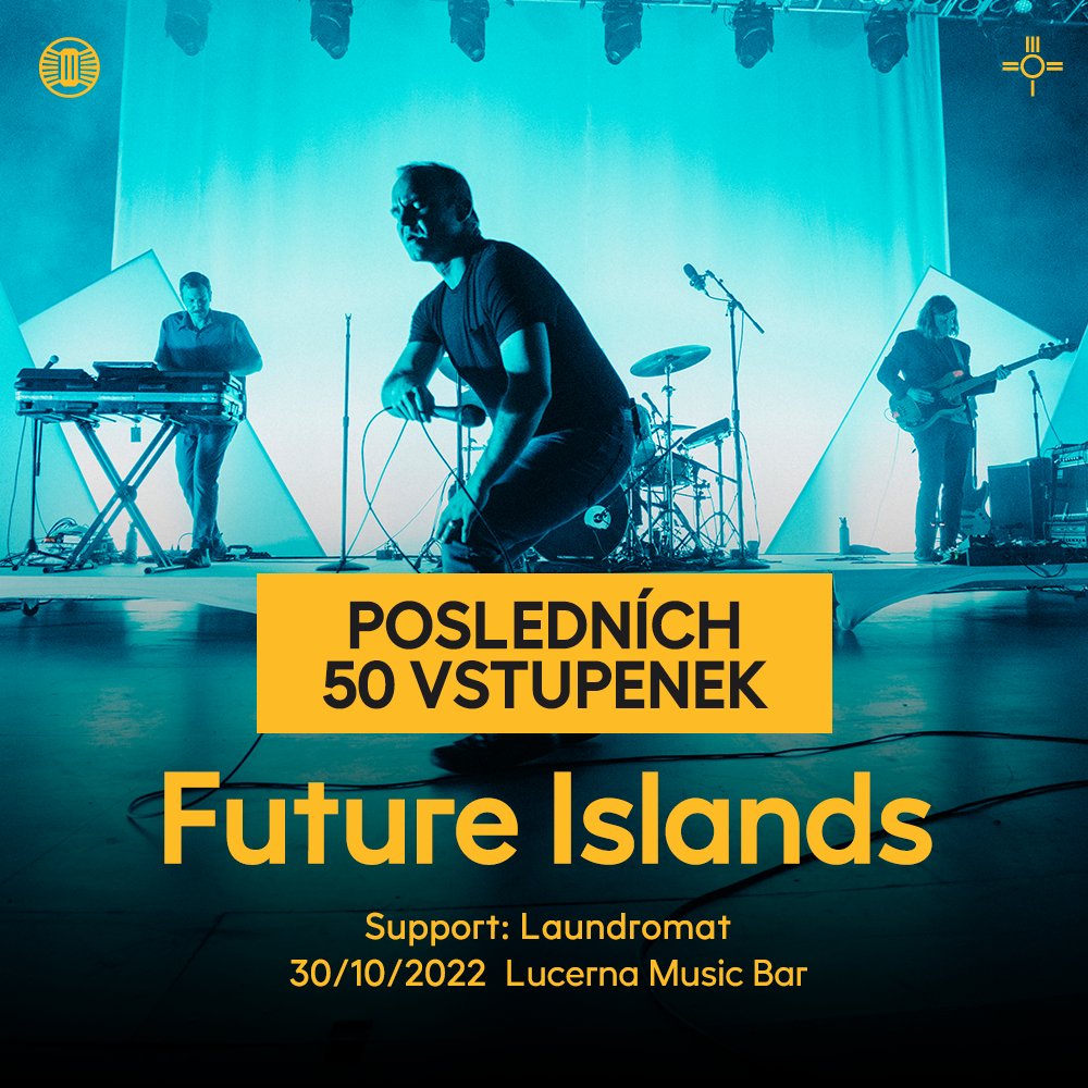 dsmackupromo's tweet photo. 50 tickets left for @futureislands + @LAUNDROMAT__ at @lucernamusicbar in Prague 
No time to waste.  
https://t.co/ucvXQNIuIe
#futureislands #laundromat #lucernamusicbar #dsmacku #dsmackupromotion https://t.co/NGy0SimSPM