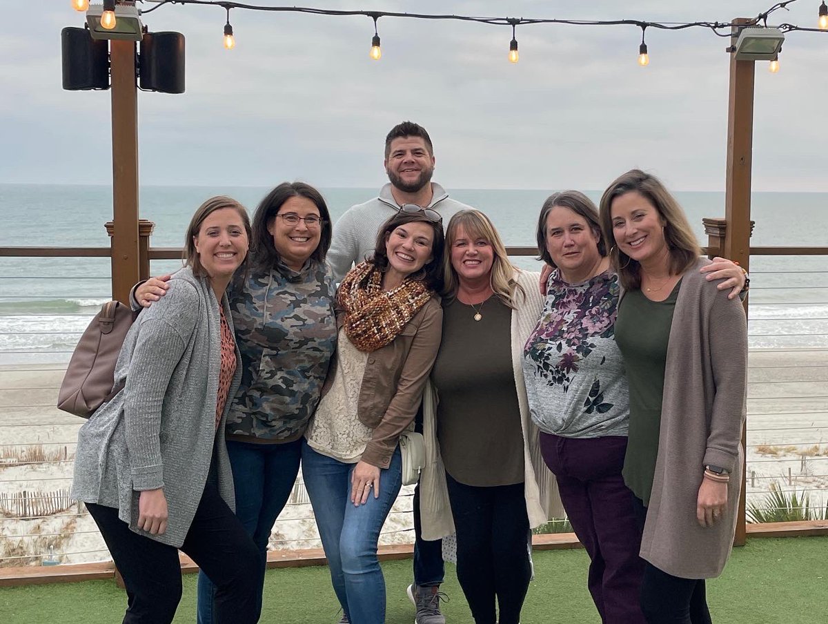 PreisigJessica's tweet photo. Our team had a great time learning together and sharing at #SCEdTech22 Thankful for the amazing team I get to serve alongside!! #lovemypeople❤️ https://t.co/ZooEhirslN