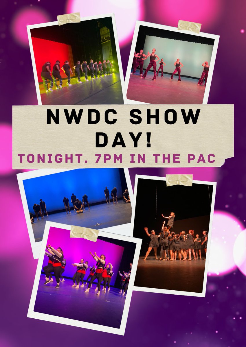 nwdancecompany1's tweet photo. TONIGHT IS THE NIGHT! Come out and support your Northwest Dance Company dancers! Check our bio for the link to tickets, or purchase at the door tonight?”!⭐️🎉 #celebrateNWDC #nwmsu https://t.co/i8SKxvqX9Z