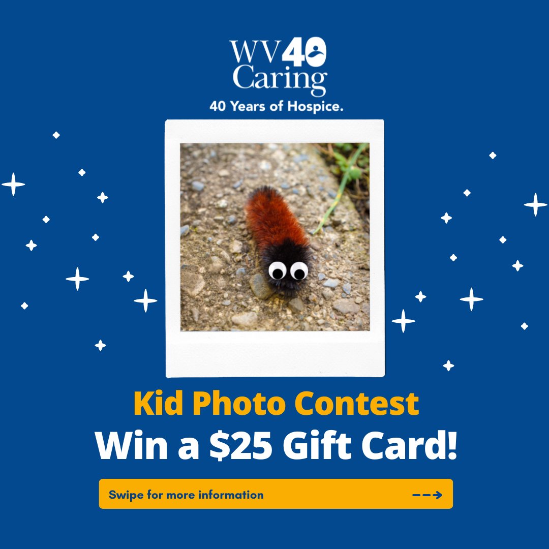 WVCaring's tweet image. Hey kids, be on the lookout for wooly worms! WV Caring is looking for some of the best pictures of wooly worms. Those who enter the competition will be put in a drawing for a $25 gift card. For more information on how to enter, check out the flyer below.
