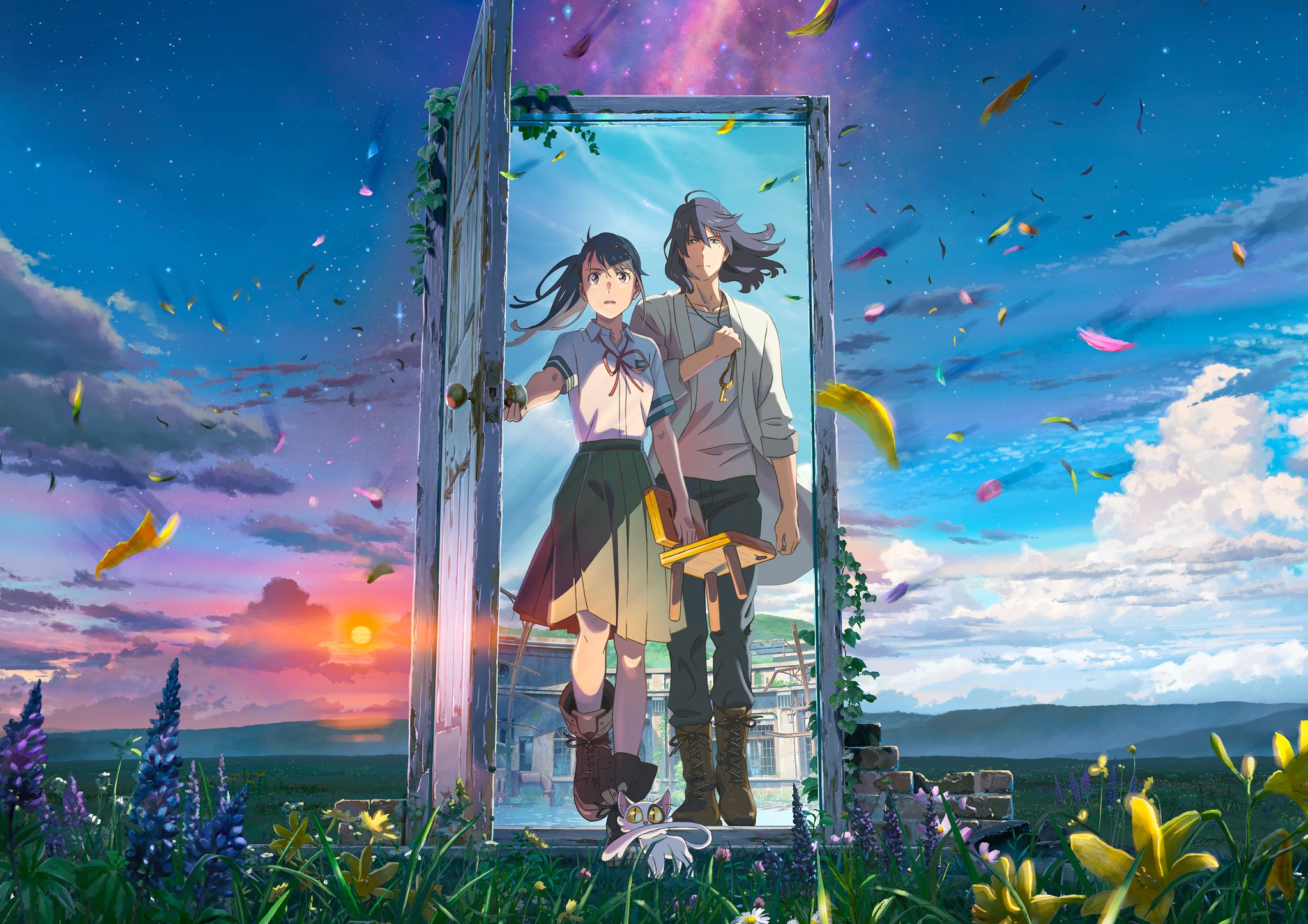 すずめの戸締まり新海誠 原菜乃華 松村北斗 映画ポスター suzume-tojimari_202206_03.jpg?
