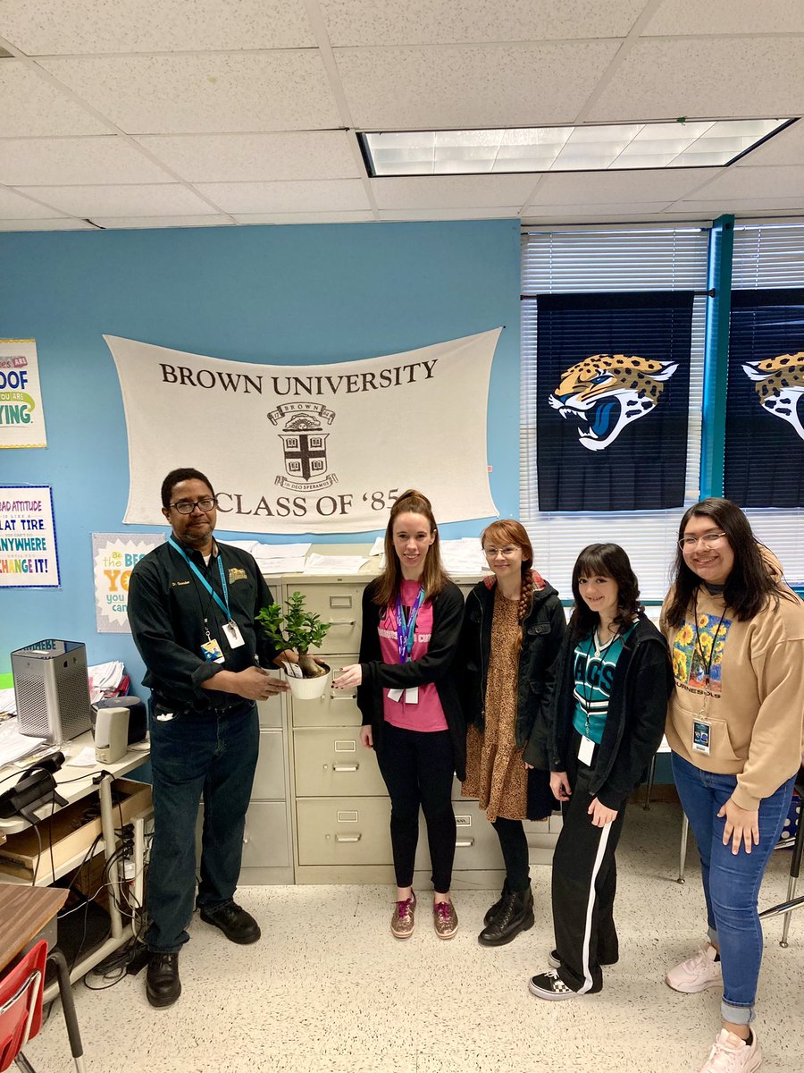 MolinaHigh's tweet photo. Congrats to our Teacher of the year, Dr. Quander, Brown University grad class of 85! @TeamDallasISD @JacobNunez27 @EmilyBrokaw2 @Coachbru3 @BrendaBarrera04 @XCJagsMHS @WrestlingMolina @molinatheatre @MolinaFootball @SoccerJagsMHS @molina_btech @SoccerLadyJags @BrownUniversity https://t.co/QLkVZMaVtG