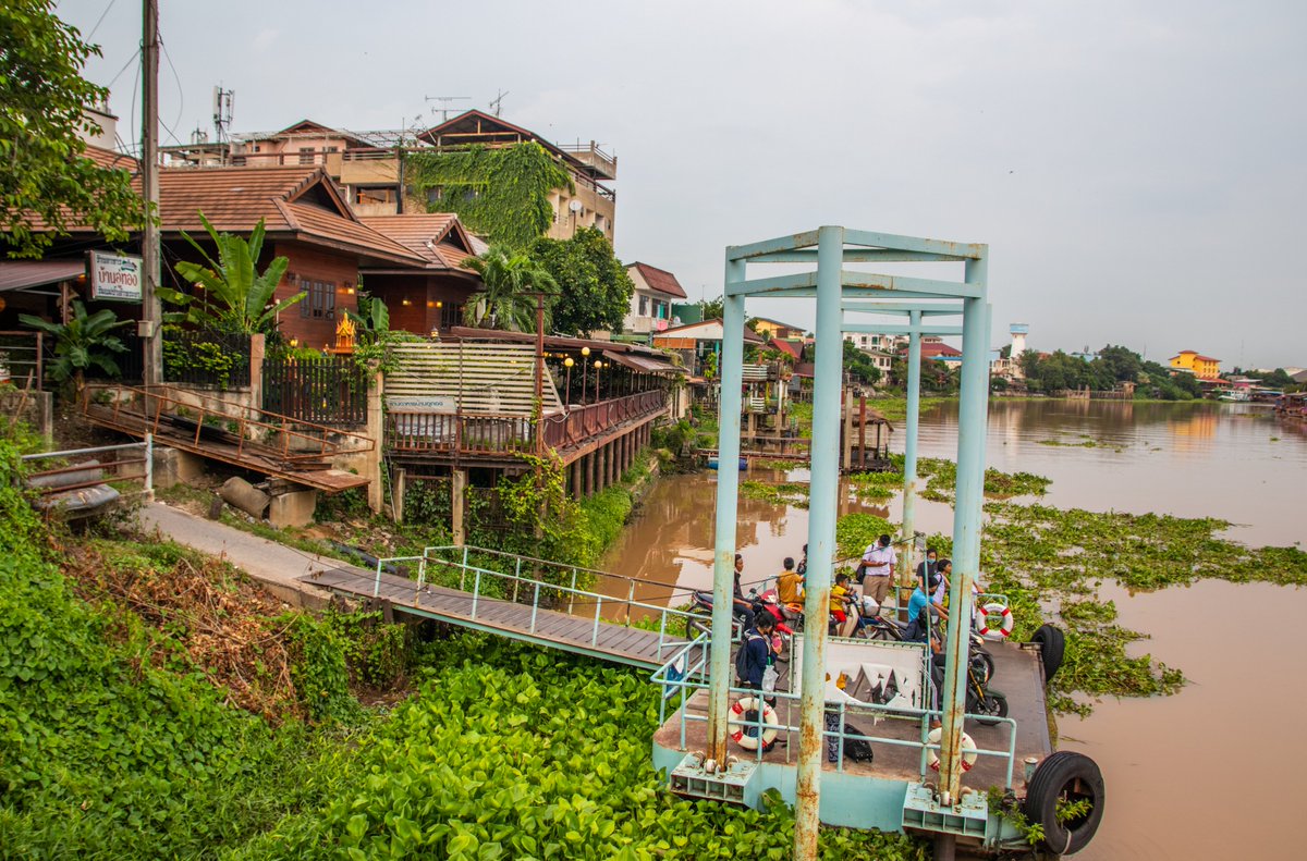 thailand-becausewecan.picfair.com/pics/013314696… The Chao Phraya River and a Ferry station of Ayutthaya in Thailand Asia Stockphoto, editorial & personal License Digital Download Professional Prints #ayutthaya #Thailand #ThailandNews #thai #bangkokpost #travel #travelphotography #trip #thailande #river