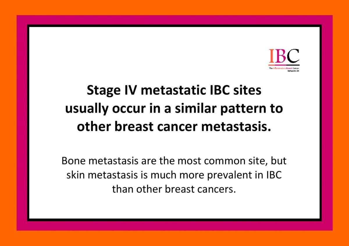 IBCNetworkUK's tweet photo. 31 Days of Facts about Inflammatory Breast Cancer.

Day 28:
#31daysofIBCfacts 
#BreastCancerAwarenessMonth
#BCAM https://t.co/DeczRo6NDb