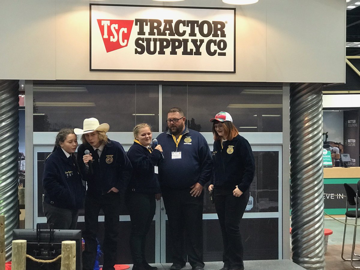 Oh the things these kids talk their advisers into!!  Why not do a little convention karaoke 🎤 <a href="/NationalFFA/">National FFA</a> 😎