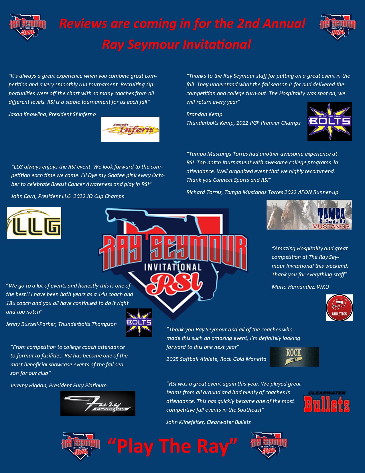 Ray Seymour Invitational (ray_seymour) / Twitter