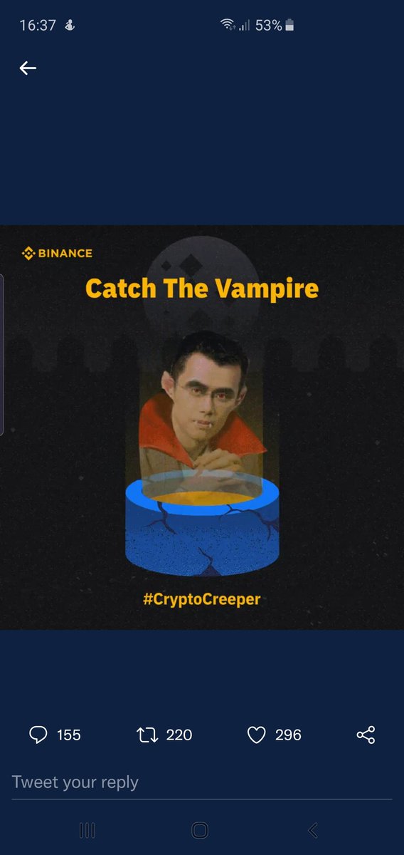 florenckasmi's tweet photo. @binance #cryptocreeper https://t.co/BUiUDBqfta