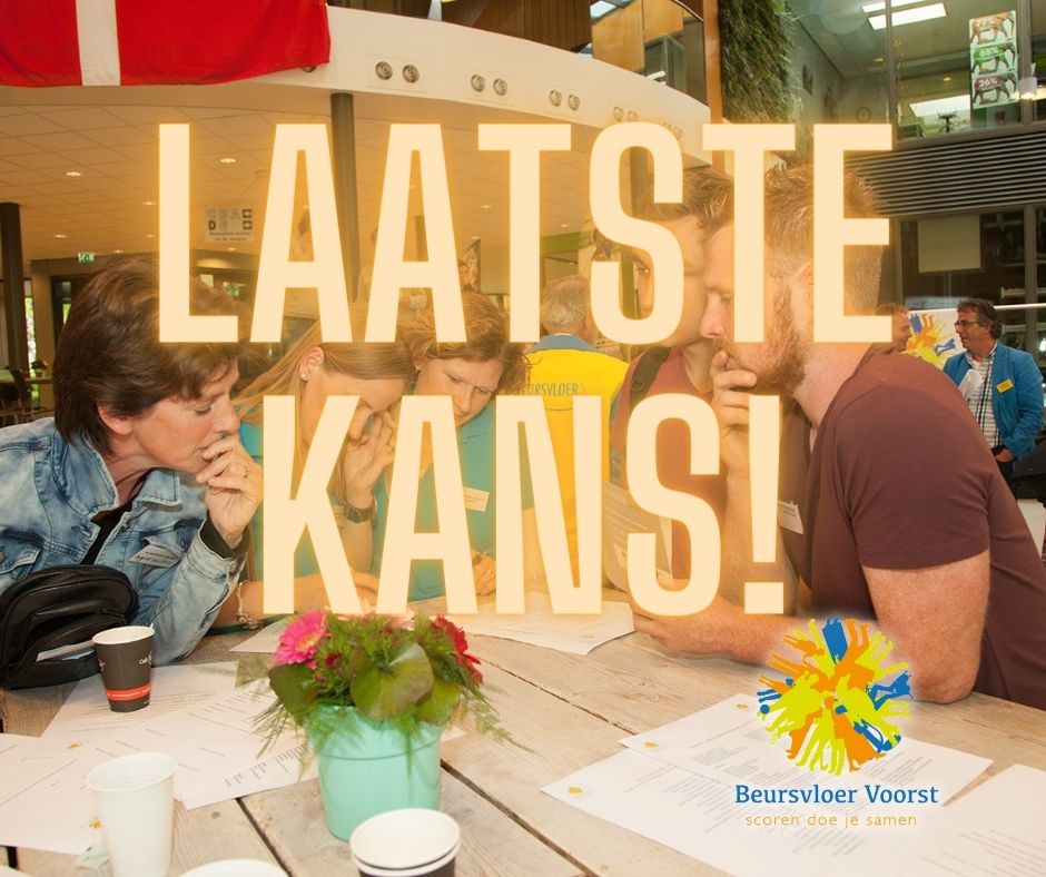 𝙏𝙝𝙞𝙨 𝙞𝙨 𝙮𝙤𝙪𝙧 𝙛𝙞𝙣𝙖𝙡 𝙘𝙖𝙡𝙡!
De afgelopen dagen hebben wij ook <a href="/VluchtelingWerk/">VluchtelingenWerk Nederland</a> Nederland en #Kledingbank #Voorst mogen verwelkomen.

Aanmelden doe je via: beursvloer-voorst.nl/aanmelden/