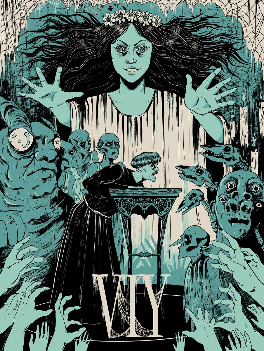 「I kind of love scary movies… 」|Evangeline Gallagherのイラスト