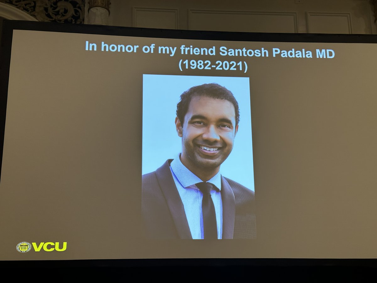 Edward J Schloss MD (@ejsmd) on Twitter photo "That picture is what his face looked like every day . . . His loss is almost impossible to estimate."
<a href="/KennethEllenbo1/">Kenneth Ellenbogen</a>
Sad moment at #PPS6
RIP Dr. Padala "That picture is what his face looked like every day . . . His loss is almost impossible to estimate."
<a href="/KennethEllenbo1/">Kenneth Ellenbogen</a>
Sad moment at #PPS6
RIP Dr. Padala