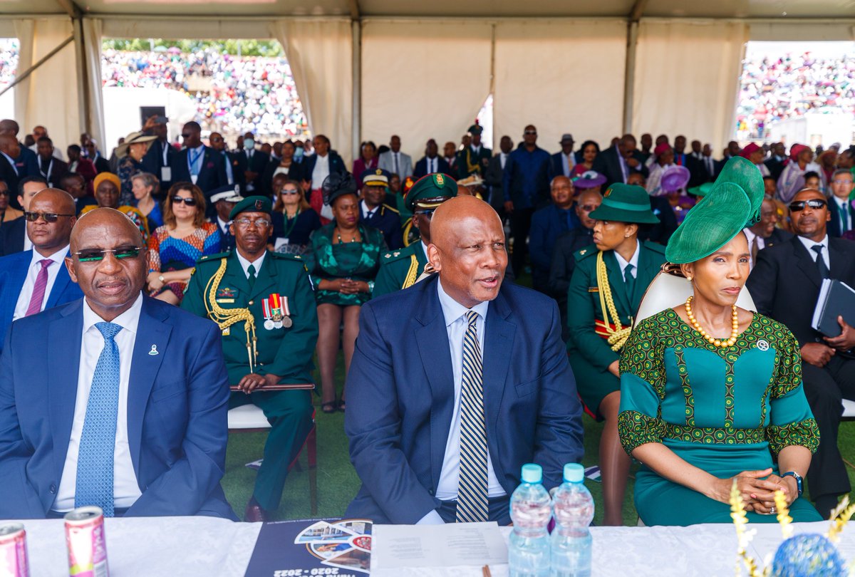 Today, PM Dr. Ngirente represented H.E President Kagame at the inauguration ceremony of Samuel Ntsokoane Matekane, Prime Minister of the Kingdom of Lesotho.