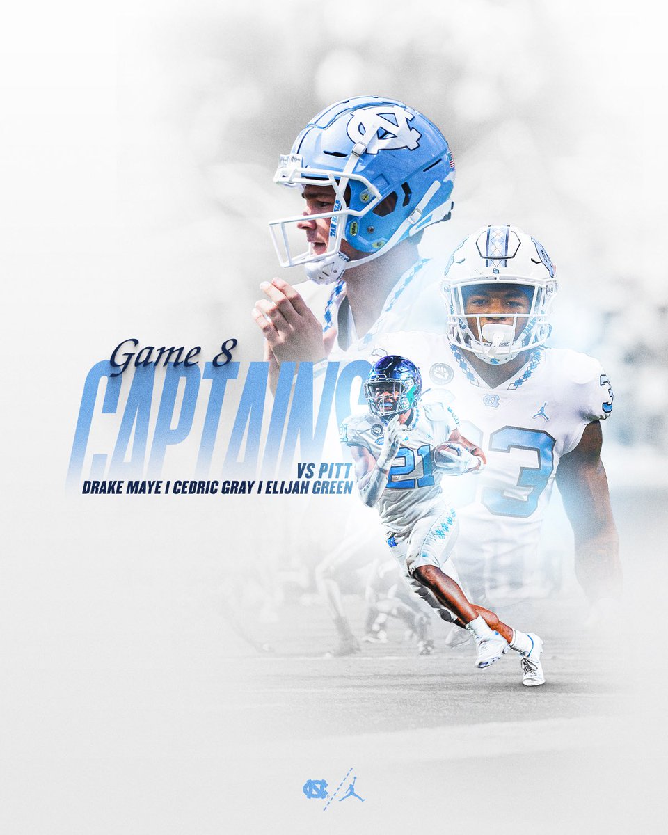 Your captains for tomorrow night 🐏 #CarolinaFootball 🏈 #UNCommon