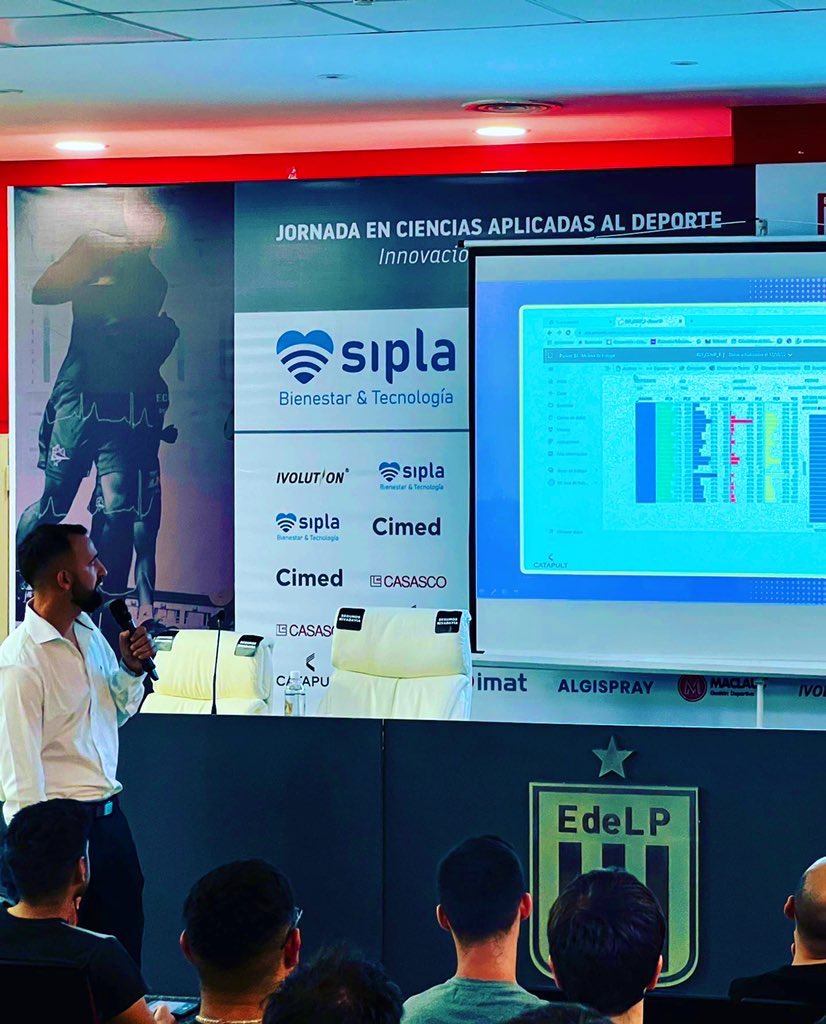 Sports Science Congress I am very happy to have shared my experiences at the Sports Science Congress of @EdelpOficial and @Velez Thanks @catapultsports for the invitation 🙌 #sportssscience #soccer #Congress