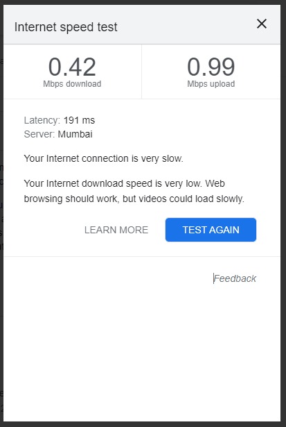 roytrade99's tweet photo. @Airtel_Presence Here is the internet speed which is Airtel providing me, same happening in daily evening, i'm paying more than Rs 1300 per month for this worst connection, simply i'm wasting my hard earned money. @TRAI @PMOIndia @ConsumerReports https://t.co/t5E2zHWoQZ
