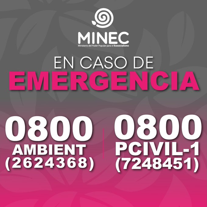 #30deOct. 📢¡Atención! Venezuela seguimos en ¡Alerta!, por las fuertes Lluvias acaecidas en nuestro País. 

Ante cualquier zona afectada, no dudes en reportar a estos números de contacto.👇☎️📍

<a href="/NicolasMaduro/">Nicolás Maduro</a>
<a href="/delcyrodriguezv/">Delcy Rodríguez</a>
<a href="/MinecOficial/">MinecOficial</a> 
<a href="/JosueLorcaV/">Josué Lorca Vega</a>