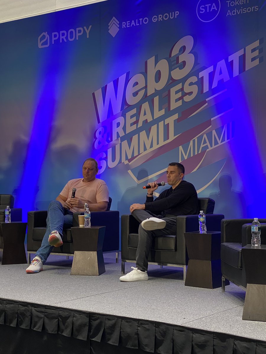 MichelleAbbs's tweet image. panel @PropyInc: w/ @arrington 

@APompliano the long term end is when we scrap all beliefs about financial systems &amp;amp; the concept that intervention is good - won’t see in our lifetime because Central Bank will never say “yeah you’re right you don’t need us we’ll just go home now”