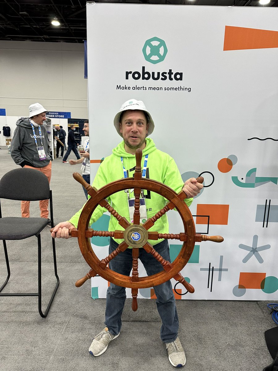 My friends at <a href="/RobustaDev/">Robusta.dev</a> having me take the helm at #kubecon