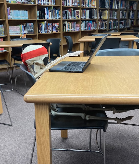 I came into the LRC this morning and I already had a student waiting for me.