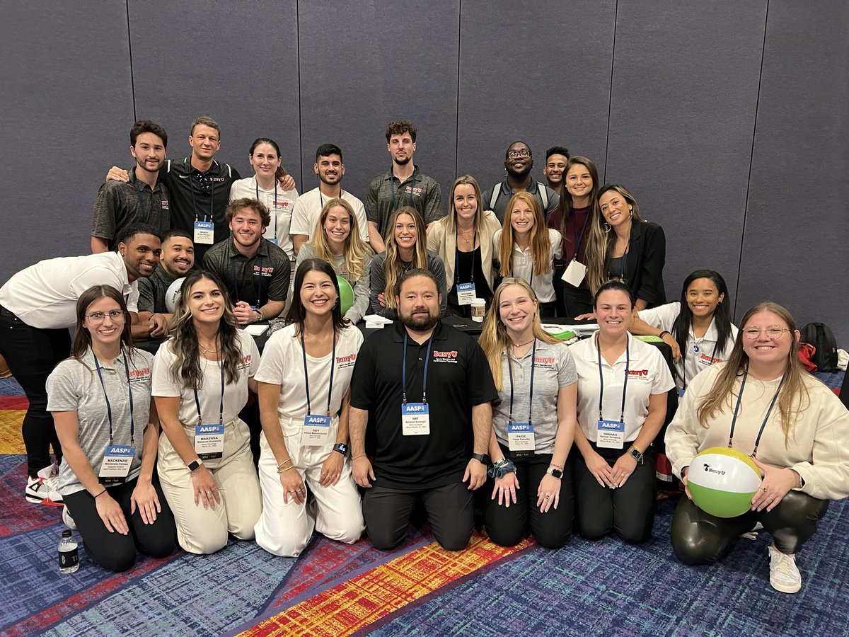 <a href="/BarryUniversity/">Barry University</a> Master’s Sport Psych students representing all the way from Miami to Texas! 

These future mental performance consultants are inspiring ✨

<a href="/AASPTweets/">AASP</a> <a href="/BarryU_SportPsy/">Barry University Sport, Exercise & Perform Psych</a>