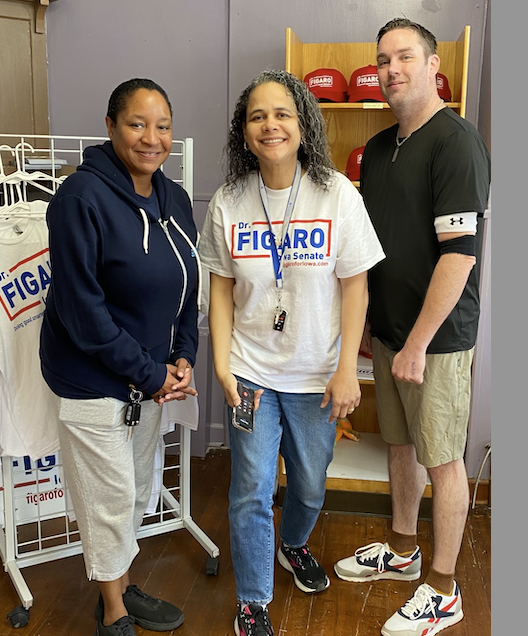 Join us today at our Jersey Ridge office to help out and come out to our BBQ tomorrow morning 10 am to write postcards, commune, eat and dance!