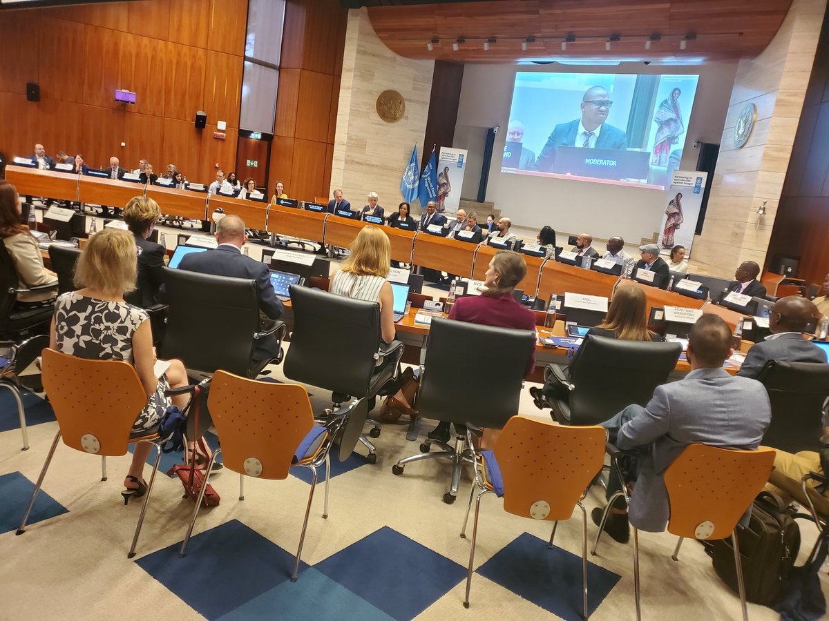 WARDA in Rome, Italy, at the WFP's headquarters in an Annual Partnership Consultation with worlds Humanitarian CEOs