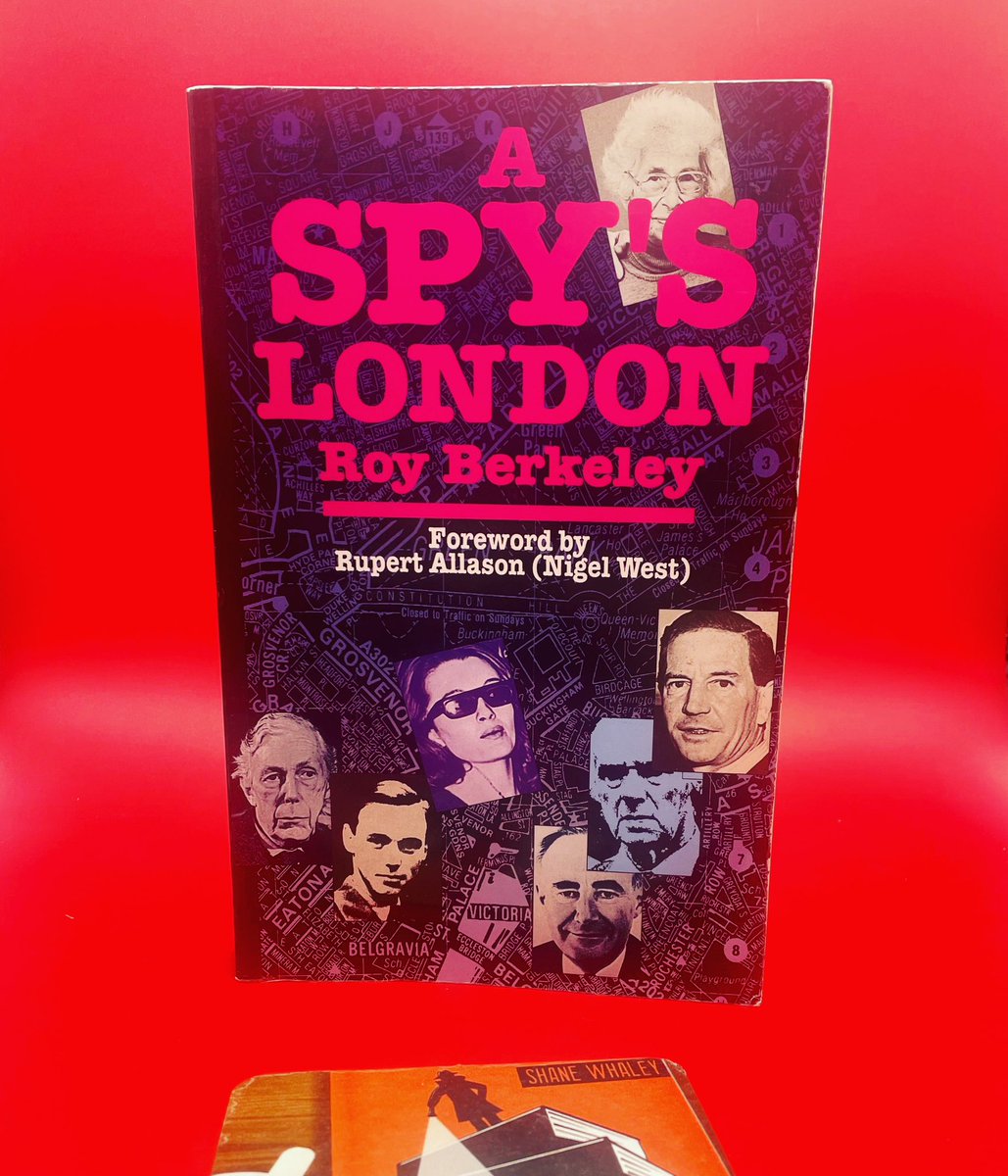 Just in time for my trip to London. This book was recommended by our recent guest, the intelligence historian Nigel West. #spies #spybrary