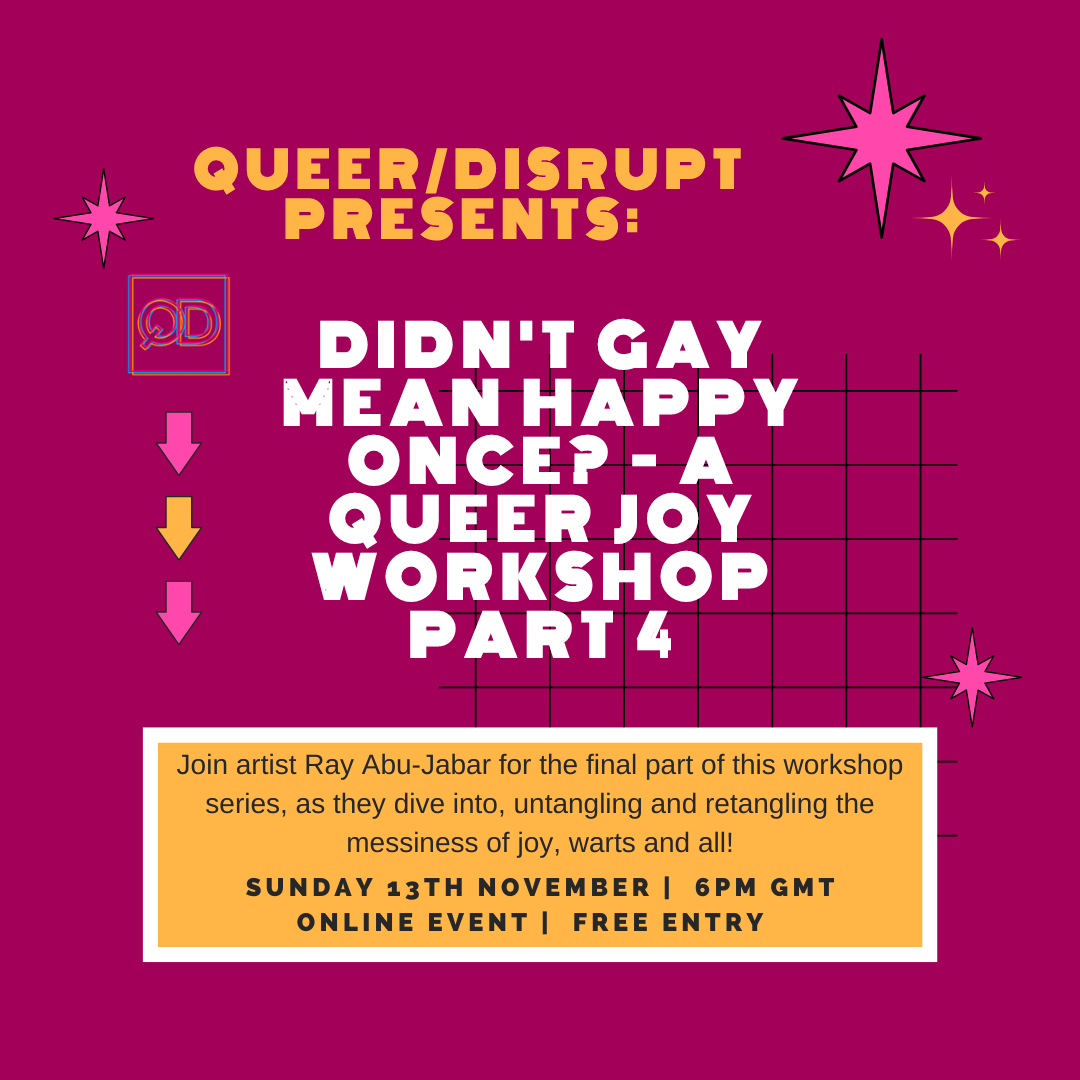 queer/disrupt tweet media