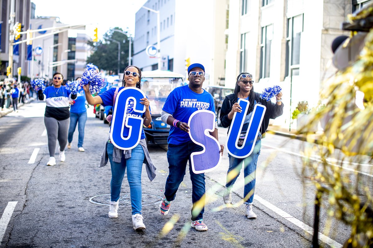 GeorgiaStateU's tweet photo. We're still reliving the fun we had at yesterday's Homecoming Golf Cart Parade! #GeorgiaStateHC22 https://t.co/hj8gwcojfw