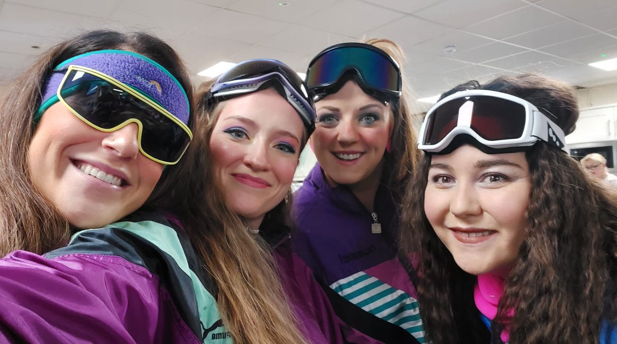 MorrinMs's tweet photo. Such a great buzz in work today for #Halloween. Although these old-school skiers seem to have forgotten their suncream 🤭😁 https://t.co/m0g2qetD5o