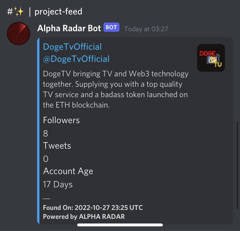 Alpha Radar tweet media