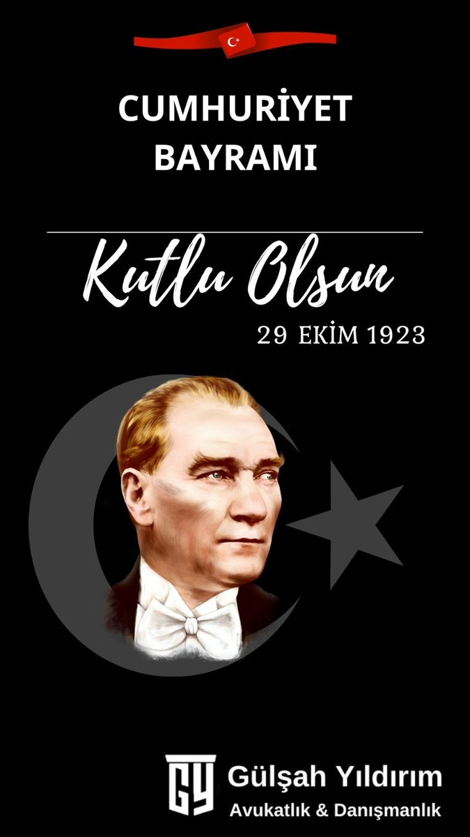 '' Ne mutlu Türk'üm diyene'' ifadesi ile bu toprakları yurt edinmiş, bütün insanları kucaklayan bir millet kavramını bizlere öğreten Büyük ATATÜRK'ün izinden her zaman yürümeye devam edeceğiz... 29 EKİM CUMHURİYET BAYRAMI KUTLU OLSUN!