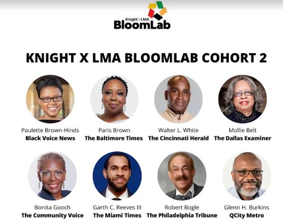 afronews's tweet photo. Black news organizations in latest BloomLab cohort awarded $50,000 tech grants
by Nicole Batey, Special to the AFRO
https://t.co/e5HIE4iRft
#BllomLab #grants #tech # Blacknews #LocalMediaFoundation https://t.co/mcNaqiv88f